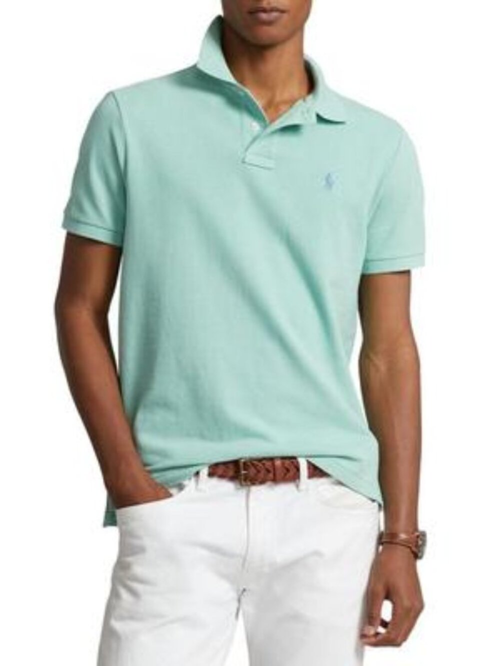 Polo Ralph Lauren Men's Classic-Fit Mesh Polo Shirt - Celadon